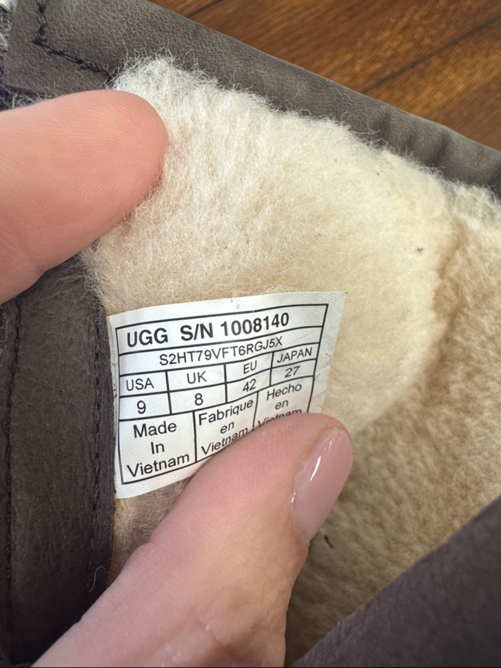 Ugg Men’s Hendron TL Fleece-Lined Waterproof Boot in Stout Brown, size 9 - Picture 8 of 9